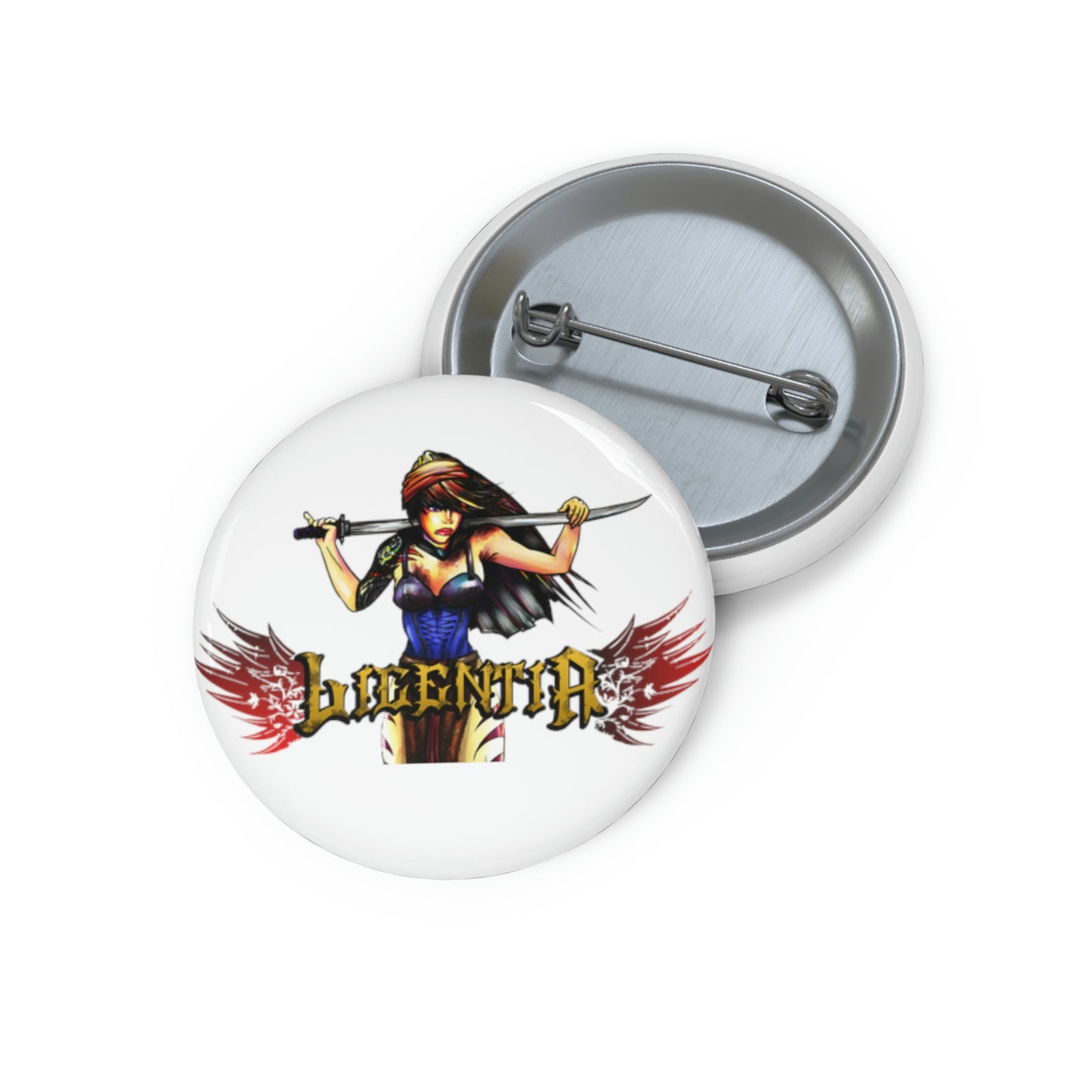 Custom Pin Buttons